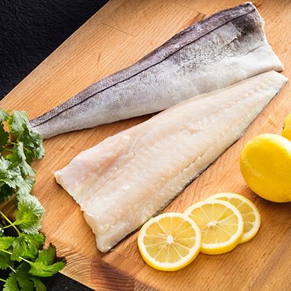 Large Haddock Fillets MSC Skin On Boneless 252--288g
