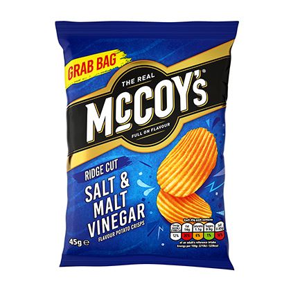 McCoy's Salt & Malt Vinegar Crisps