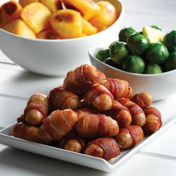 Cooked Pigs in Blankets (Case of 4)
