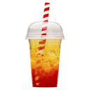 RPET Dome Lid With Hole Fits 12oz & 16oz (Case of 1)