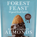 FOREST FEAST Salted Dark Chocolate Almonds 120g - 1 Case