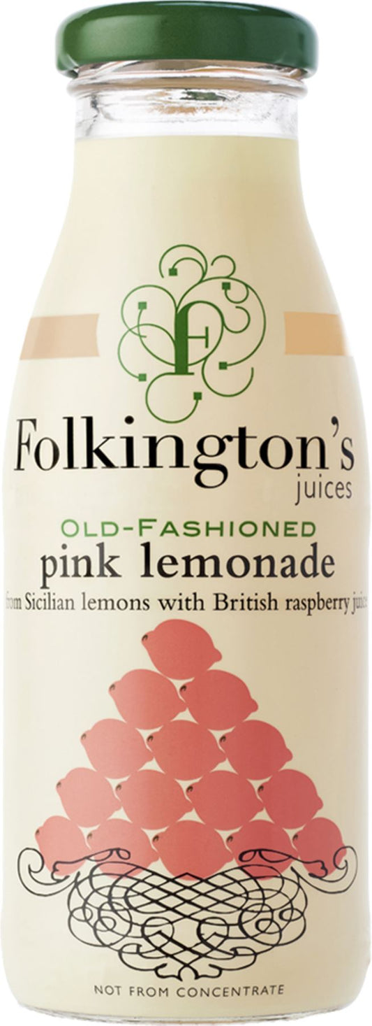 FOLKINGTON'S Old-Fashioned Pink Lemonade 250ml - 1 Case