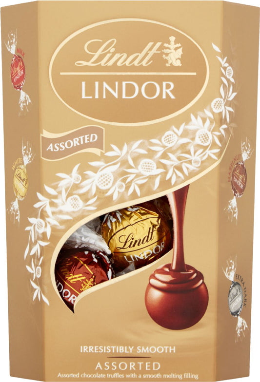 LINDT Lindor Assorted Cornet 200g - 1 Case