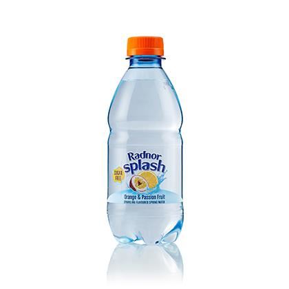 Radnor Splash Orange and Passionfruit Sugar Free Sparkling Flavoured Water Bottle (Case of 24)