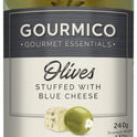 GOURMICO Green Olives Stuffed with Blue Cheese 240g - 1 Case