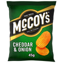 McCoy's Cheddar & Onion Grab Bag Crisps 45g