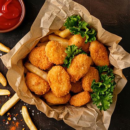 Breaded Chicken Nuggets Halal (Case of 4)