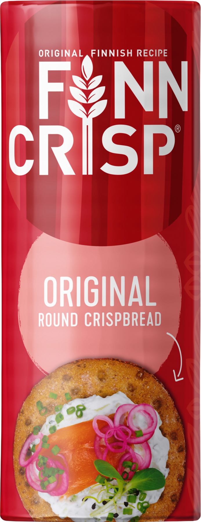 FINN CRISP Original Round Crispbread 250g - 1 Case