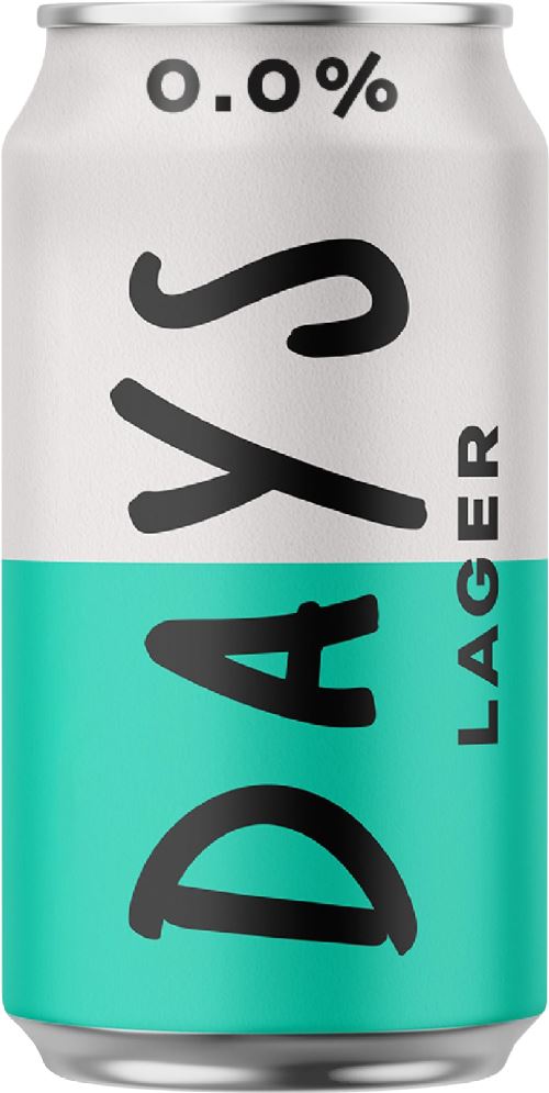 DAYS Alcohol Free 0.0% Lager - Can 330ml