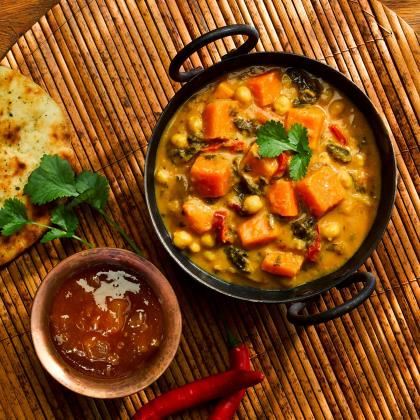 Discovery Kitchen Butternut Squash Spinach & Chickpea Curry