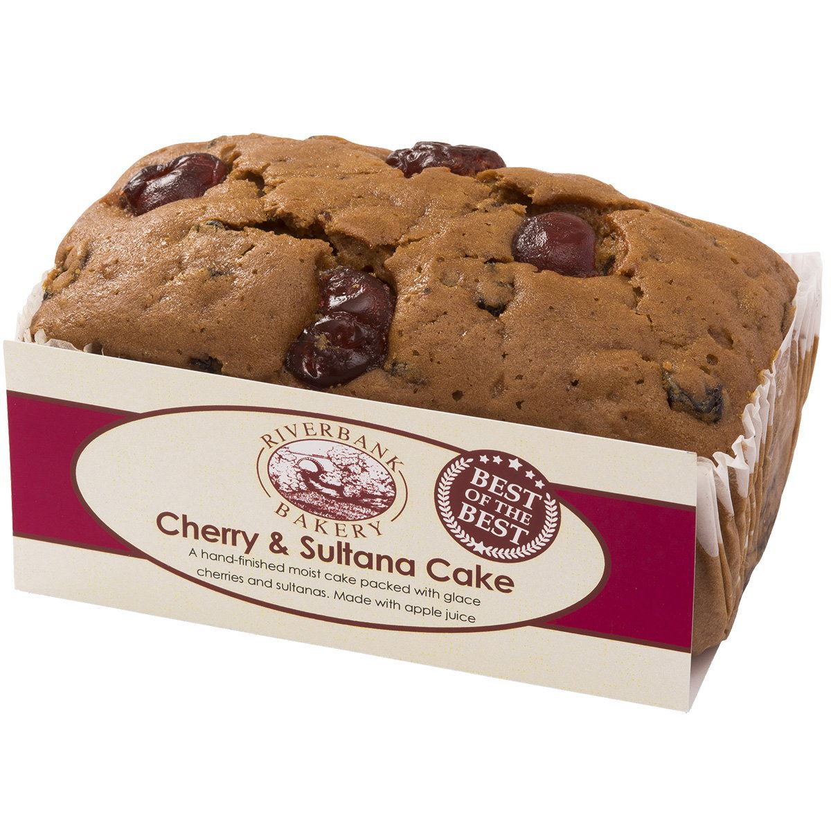 Riverbank - Cherry & Sultana Cake (6x385g)