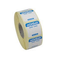 Square Trilingual Removable Label Monday 25mm (1")