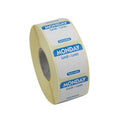 Square Trilingual Removable Label Monday 25mm (1") (Case of 1)