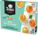 3 TOQUES 12 Mini Vol-au-Vents 66g (Case of 16)