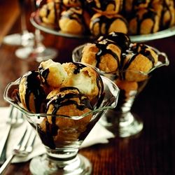 Everyday Favourites Profiteroles with Chocolate Sauce