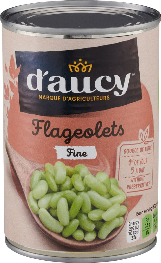 D'AUCY Flageolets - Fine 400g - 1 Case