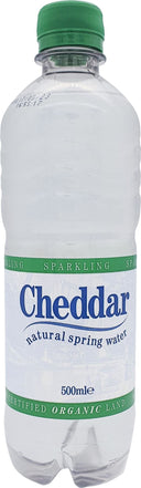 CHEDDAR Natural Spring Water - Sparkling PET 500ml (Case of 24)