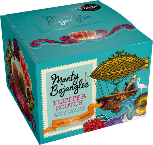 MONTY BOJANGLES Flutter Scotch Cocoa Dusted Truffles 150g - 1 Case