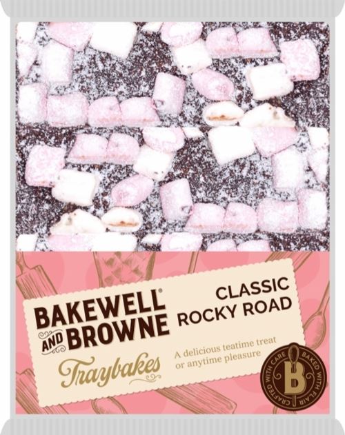 BAKEWELL AND BROWNE Traybakes - Classic Rocky Road 330g