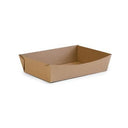 Microflute Kraft Food Tray Large 8x6" (Case of 1)