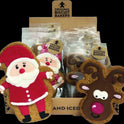 ORIGINAL BISCUIT BAKERS Santa & Reindeer Gingerbread 75g/50g