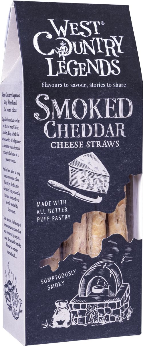 West Country Legends Smoked Cheddar Cheese Straws 100G