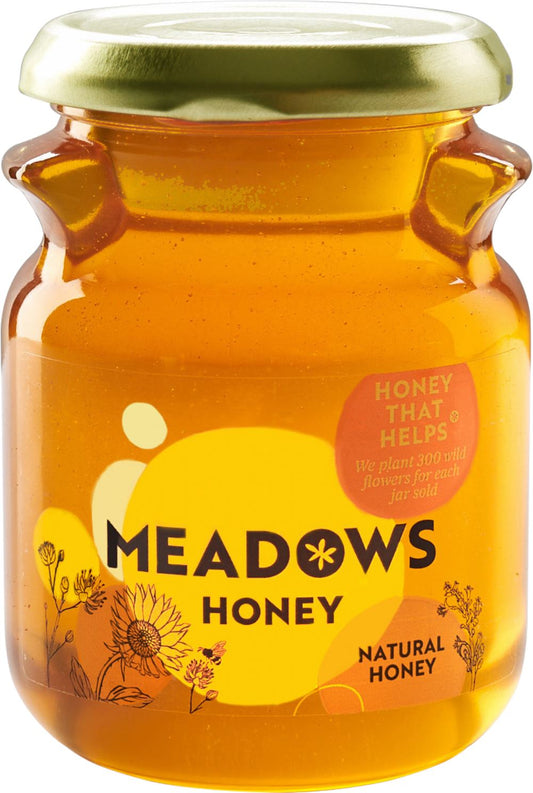 MEADOWS HONEY Natural Honey 340g - 1 Case