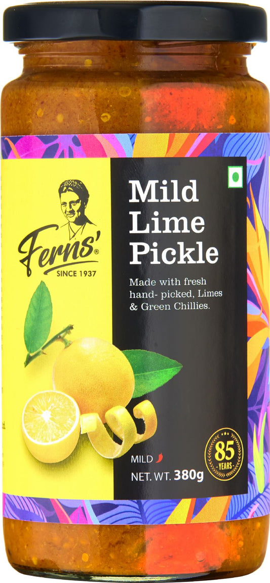 FERNS' Mild Lime Pickle 380g - 1 Case
