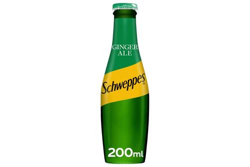 Schweppes Canada Dry Ginger Ale 200ml Pack of 24